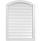 Ekena Millwork Arch Top Surface Mount PVC Gable Vent: Non-Functional, w/2"W x 1-1/2"P Brickmould Frame, 26"W x 34"H GVPAR26X3402SN - alternate 1
